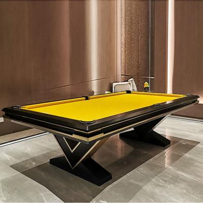 China 2021 best quality real pocket slate 7ft 8ft 9ft pool table best modern designs popular price leather cheap luxury pool table for sale for sale