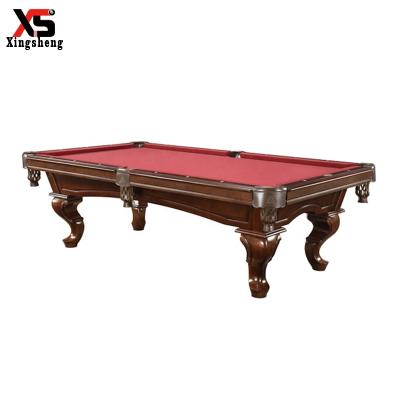 China Professional Leather Pocket Real Marble Slate Billiards Coin Operated Carving Snooker Table For Cheap for sale