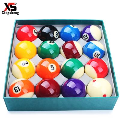 China Billiard Table Balls Accessories Xingsheng Billiards Set Custom Design 16 Ball Set Pool Billiards Ball for sale