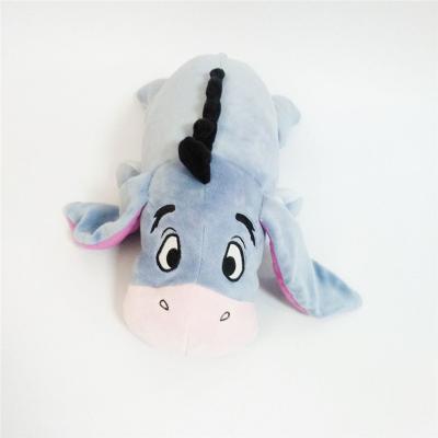 China Custom Plush Donkey Stuffed Animal Plush Stuffing Pillow for sale