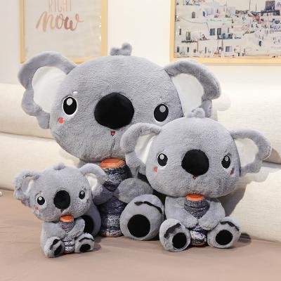 China Huge Plush Scarf 2m 2.6m Inflatable Mascot Costume 3m Backs Gray Vest Promotional Stuffed Bear For Sale Koala Plush Toy With Rose for sale