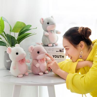 China 2019 New Design Mickey Plush Toy Creative Zodiac Mascot Smart Mister Small Fruit Big Eyes Wearing Clothes Animals Mouse Plush Toy for sale