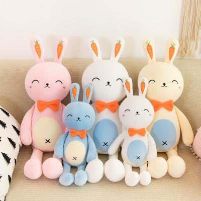 China Pal Lavender Horn Easter Luminous Stuffed Festival Ester Esater Bunny Mini Sleeping Mask Plush Stuffed Toys for sale