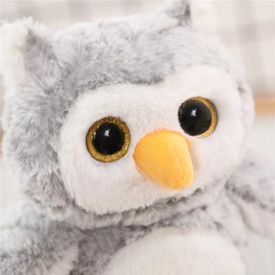 China Plush Stuffed Cute Custom New Design Colorful Giant 65cm Snowy Animal Soft Animal Sleep 10' 2020 Baby Owl Led Music Plush Toy White for sale