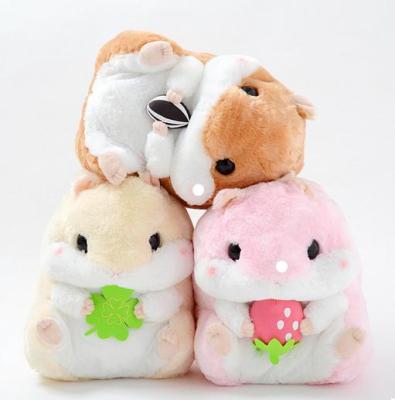 China Gifts plush stuffed cute hamster with fruits for sale