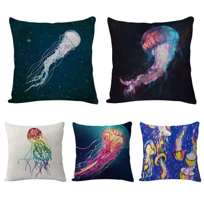 China Custom Plush Jellyfish Plush Pillow Stuffed Cushion for sale