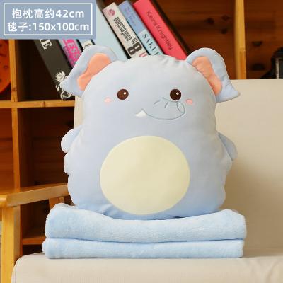 China Plush Halloween Cartoon Hair Ball Pillow Cushion Geometric Decorative African High Quality Canvas Blanket for sale