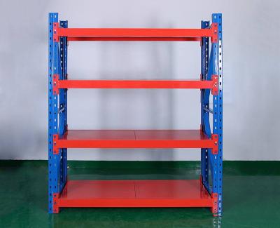 China Multi-Purpose Promotion Selling Metal Warehouse Factory Garage Storage Iron Stacking Light Duty Rack Shelves System for sale