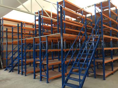 China China Wholesales Market Angle Iron Steel Mezzanine Storage Rack For Warehouse for sale