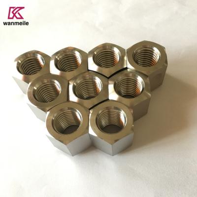 China Industry Or Others Gr2 Titanium Fasteners DIN6330 Hexagon Titanium Screw Nuts With Cheap Price for sale