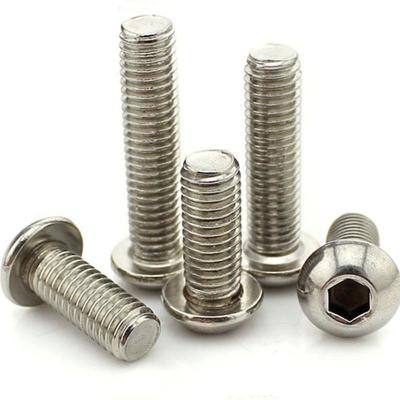 China Stainless Steel Hex Drive Socket Cap Bolts DIN M2 X 16mm Hex Screw ODM for sale