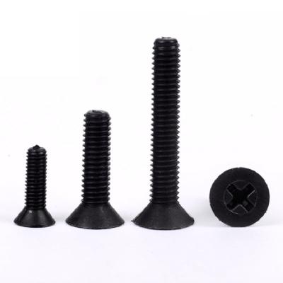 China 6mm-40mm Nylon Flat Head Screws for sale