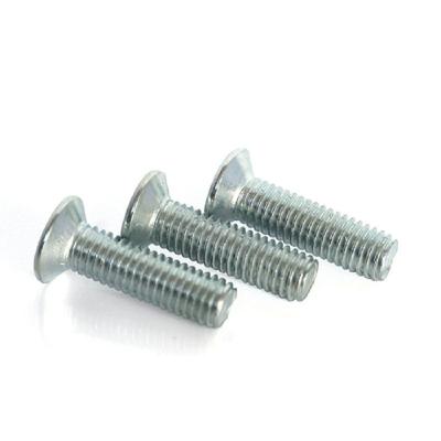 China Countersunk Flat Head Screw With Zinc Plating For Easy And Convenient Application for sale