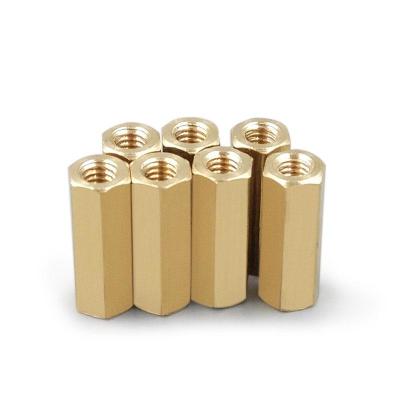 China Brass Partially Threaded Male Female Hex Standoffs M4 For Industrial Equipment for sale