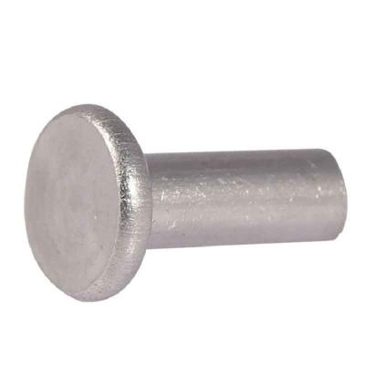 China ODM plano de acero inoxidable de aluminio de la cabeza 3-6m m del grado 6,8 de los remaches de sólido en venta