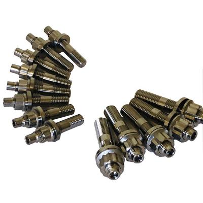 China M8 1.25X45mm Titanium Stud Kit Exhaust Manifold Studs Nut Kit for sale