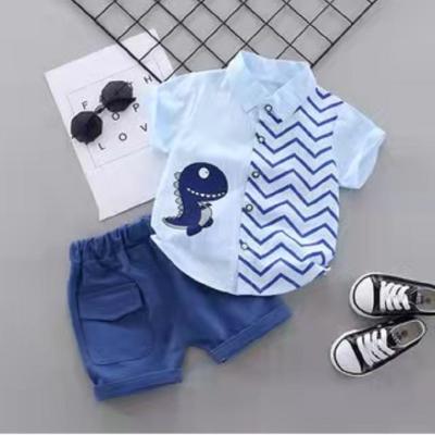 China Factory Price Kids Clothes Outfit Toddler Baby Anti-Shrink Clothing Sets Summer Children Clothing Set for sale