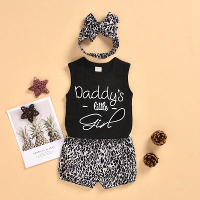 China Anti-shrink Short Sleeves Baby Romper Set Infant Clothing Flowers 100% Cotton Babies' Clothing Sets for sale