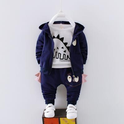 China Breathable Manufacturers Selling Fashionable Cotton Three Piece Suit Baby Boy Knitting Suit For Boys for sale