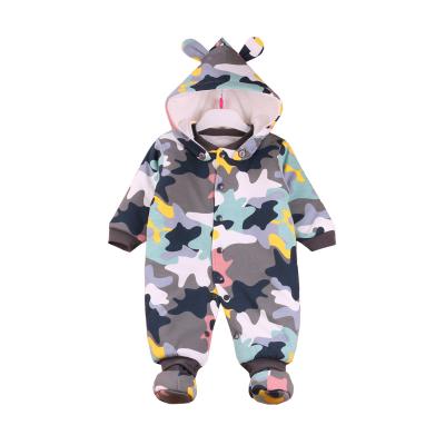 China 100% Hign Quality Winter Thick Cotton Unisex Newborn Baby Clothes Cute Baby Boy Rompers ropa babi de ropa for sale