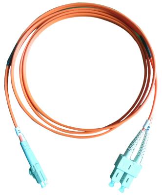 China SC UPC Optical SC To ST Duplex LC UPC Dx MM Patch Cord For FTTH , FTTx Fiber Patchcord Low Loss for sale