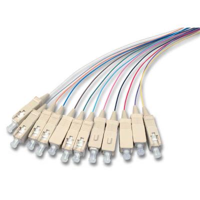 China Fiber Optic FTTx Ftth SC Connector Single / Multi Mode Pigtails Jumper Fibra Optic Pigtail for sale