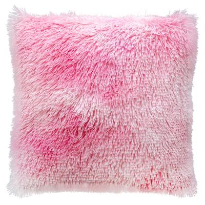 China Soft Washable Faux Fur Home Pillow Winter Women's Sofa Cushion Decor Dog Cushion Soft Washable Dog Cushion for sale