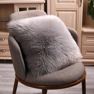 China Wholesale Fancy Size 45cm*45cm Memory Faux Fur Pillow Cover for sale