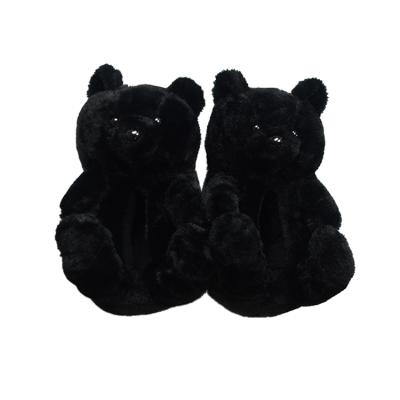 China Fashion Trend New Arrival Teddy Bear Slippers Kids / Ladies Back Slippers for sale