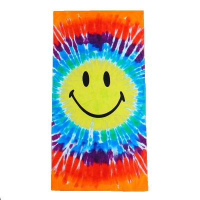 China Custom made 100% cotton towel safe for kids, sports digital printed beach towel for sale