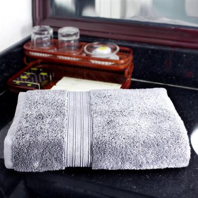 China Compressed High Quality 100%Cotton Jacquard Dobby Bath Towel for sale