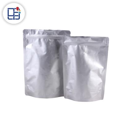 China Food Grade Resealable Aluminum Foil Bags Stand Up Pouch With Top Zipper Mylar Packaging Bags for sale