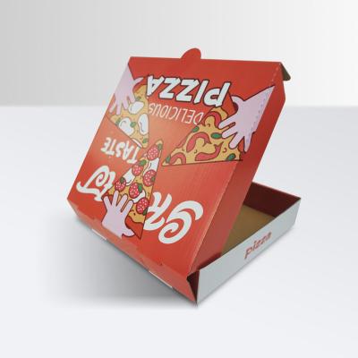 China Caixas Para Disposable Wholesale Custom Cheap Pizza Paper Boxes 7/8/9/10 Inch Pizza Paper Boxes for sale