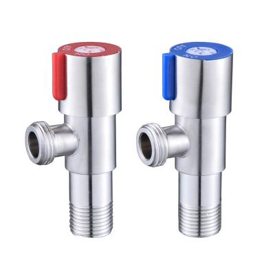 China Modern 304 SS Fish Valve 3 Way Angle Valve Triangle Valve Wholesale Water Switch Angel Valve for sale