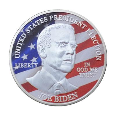 China Collectible Silver Coins of Joe Biden President Commemorative America National Flag Coin for sale