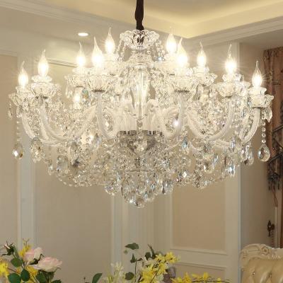 China New Atmosphere Villa Hall Chandelier Living Room Dining Room Lamp Bedroom Modern European Crystal Household Crystal Lamp for sale