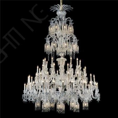 China Modern Crystal Luxury Hotel Lobby Long Staircase Chandelier Duplex Duplex Living Room Villa Floor Middle Floor for sale