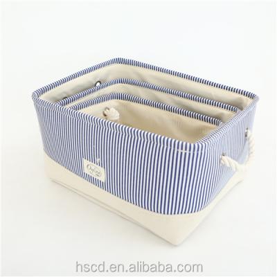 China Viable factory clothes organizer, canvas storage boxes and collapsible trash cans wholesale for sale