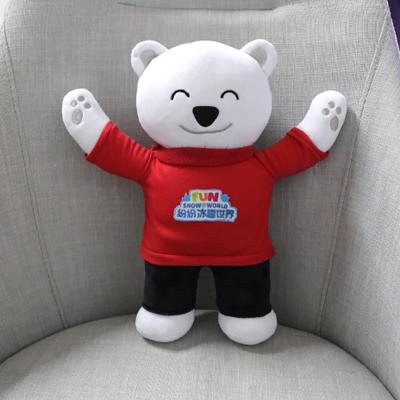 China High Quality Comfortable Plush Toy Cartoon Plush Doll Custom White Bear Plush Toy New Design Plush Toy for sale