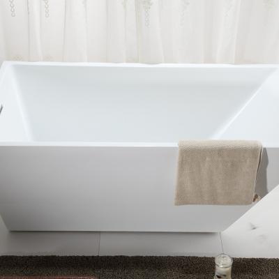 China Quality Freestanding Elegant Pure Acrylic Freestanding Bathtub Soaking Tub for sale