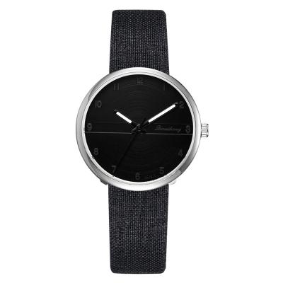 China Reloj del cuero del negro de la buena calidad de la caja de reloj de la aleación de la banda azul de la moda de las mujeres WJ-8443 en venta