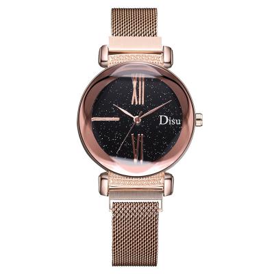 China WJ-8428 Quality Assurance 5 Colors 16Mm Stainless Steel Watch Band Analog Quartz Magnetic Strap Watch for sale