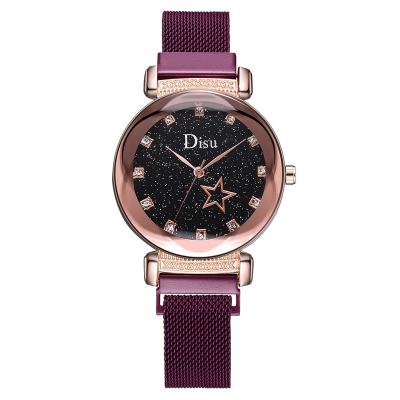 China WJ-8384 Fashion Women Stainless Steel Magnetic Band Watch for sale