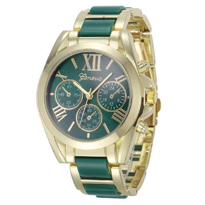 China WJ-3589 multicolor stainless steel charming vogue Geneva best selling wrist hand watch for sale