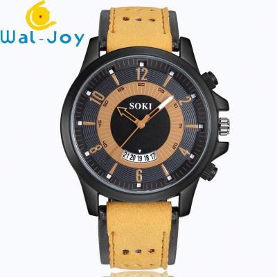 China WJ-6931 New Arrival Quartz Calendar Fashion Sport Hand Watch Man for sale