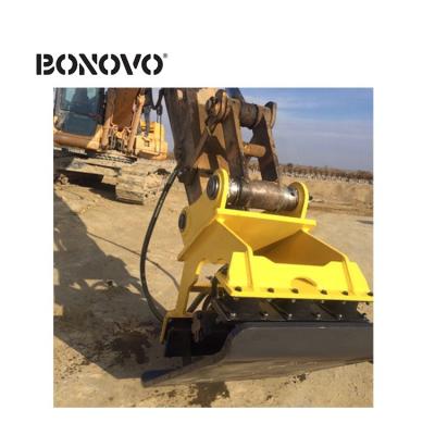 China BONOVO Farms Excavator Construction Vibration Machine Excavator Compactor Plate Compactor Excavator for sale