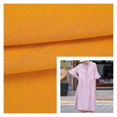 China Cotton ramie cotton man hanfu hanfu woven pure linen fabric Moisture-absorbent woven pure linen fabric for sale