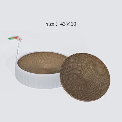 China New Type Cat Toys New Cat Toys Panel Claw Products Cat Nest Scratch Grinding Type Around Board Claw Products Cat Nest Corrugated Scratch Grinding Nest for sale