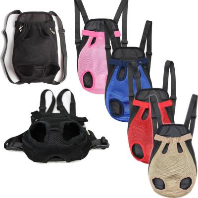 China Mesh Pet Backpack Cat Portable Carrier Dog Straddle Bag Customization Pet Shoulder Bag Mesh Pet Backpack Simple Portable Carrier Cat back the dog straddle the backpack dog straddle the backpack for sale