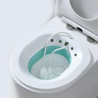 China Natural Female Vaginal Steam Pot Wash Yoni Chair Vaginal Steamer Hygiene Wash Yoni Steam Seat Sitz Bath Posture Free Folding Bidet with Rinse Device for sale